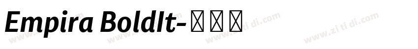 Empira BoldIt字体转换